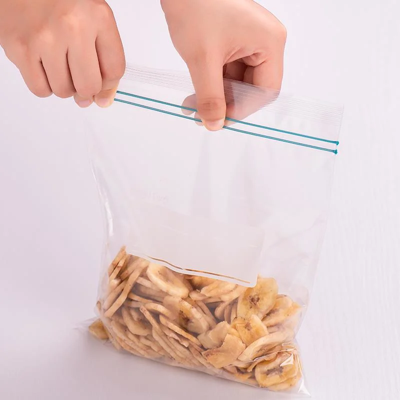 Freezer Food Packaging LDPE Ziplock Bag Reusable Zip Lock Plastic Zipper Bags